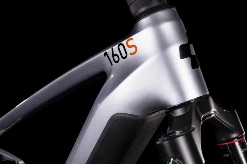 Cube Stereo Hybrid 160 HPC SL 27.5 polarsilver´n´orange