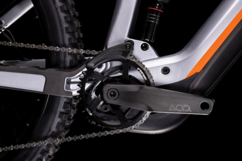 Cube Stereo Hybrid 160 HPC SL 27.5 polarsilver´n´orange