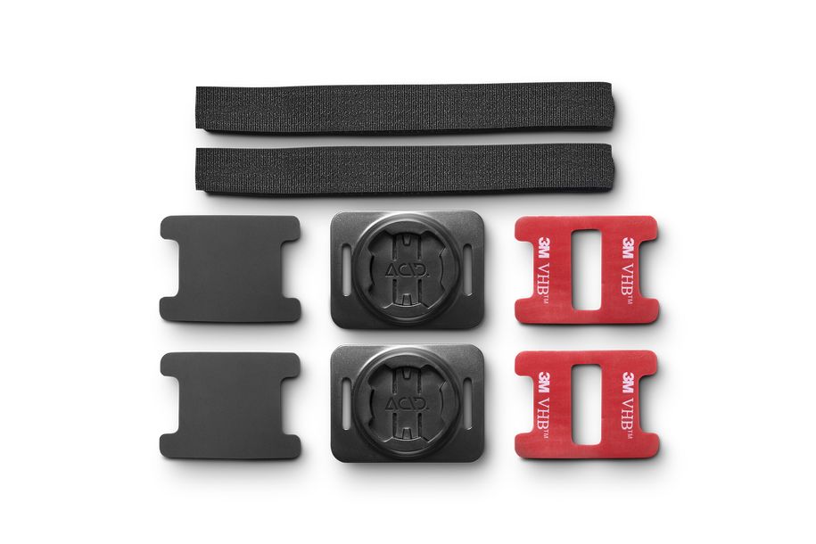 Acid Helmhalterset X-Lock - Liquid-Life #Wähle Deine Farbe_Schwarz