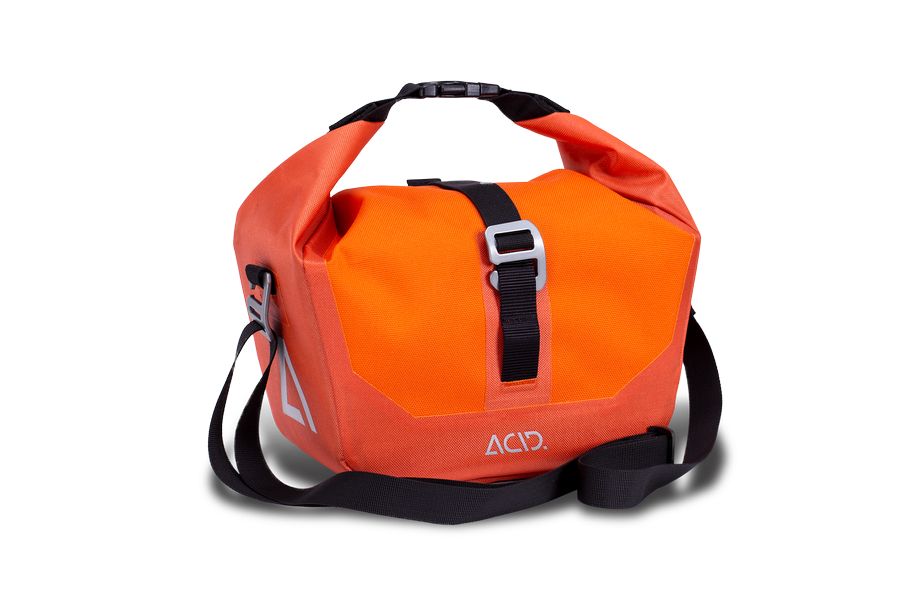 Acid Fahrradtasche TRAVLR FRONT 6 FILINK - Liquid-Life #Wähle Deine Farbe_flame´n´black