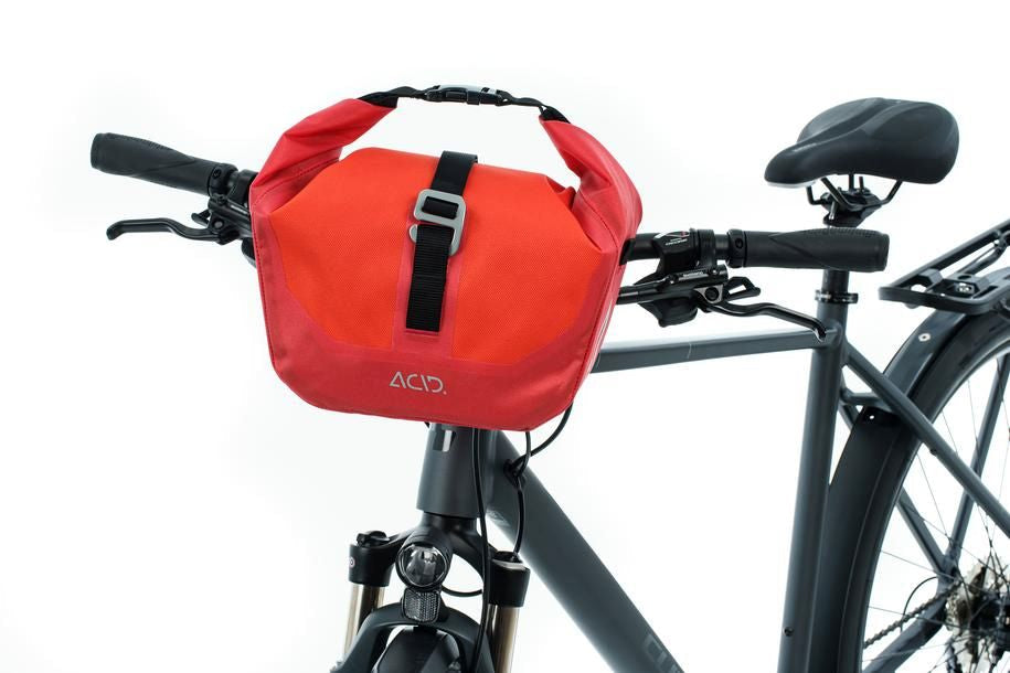 Acid Fahrradtasche TRAVLR FRONT 6 FILINK - Liquid-Life #Wähle Deine Farbe_flame´n´black