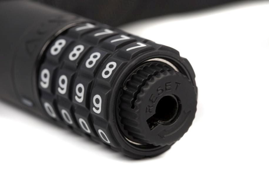 Acid Zahlenkettenschloss CORVID C120 - Liquid-Life #Wähle Deine Farbe_Schwarz