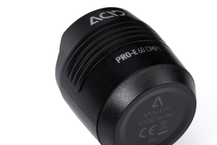 Acid E-Bike Frontlicht PRO-E 60 CMPT BES3 - Liquid-Life #Wähle Deine Farbe_Schwarz