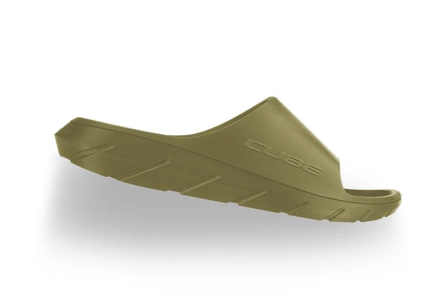 Cube Schuhe RIDE RECOVER SLIDES TM - Liquid-Life #Wähle Deine Farbe_reed green