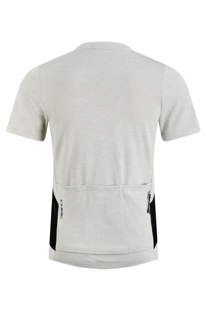 Cube GRAVEL Trikot Full Zip CARGO kurzarm - Liquid-Life #Wähle Deine Farbe_light grey