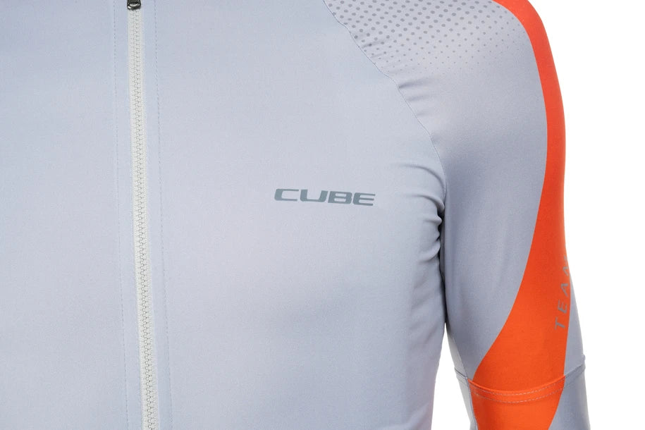 Cube ROAD/XC Trikot TEAMLINE kurzarm - Liquid-Life #Wähle Deine Farbe_light grey