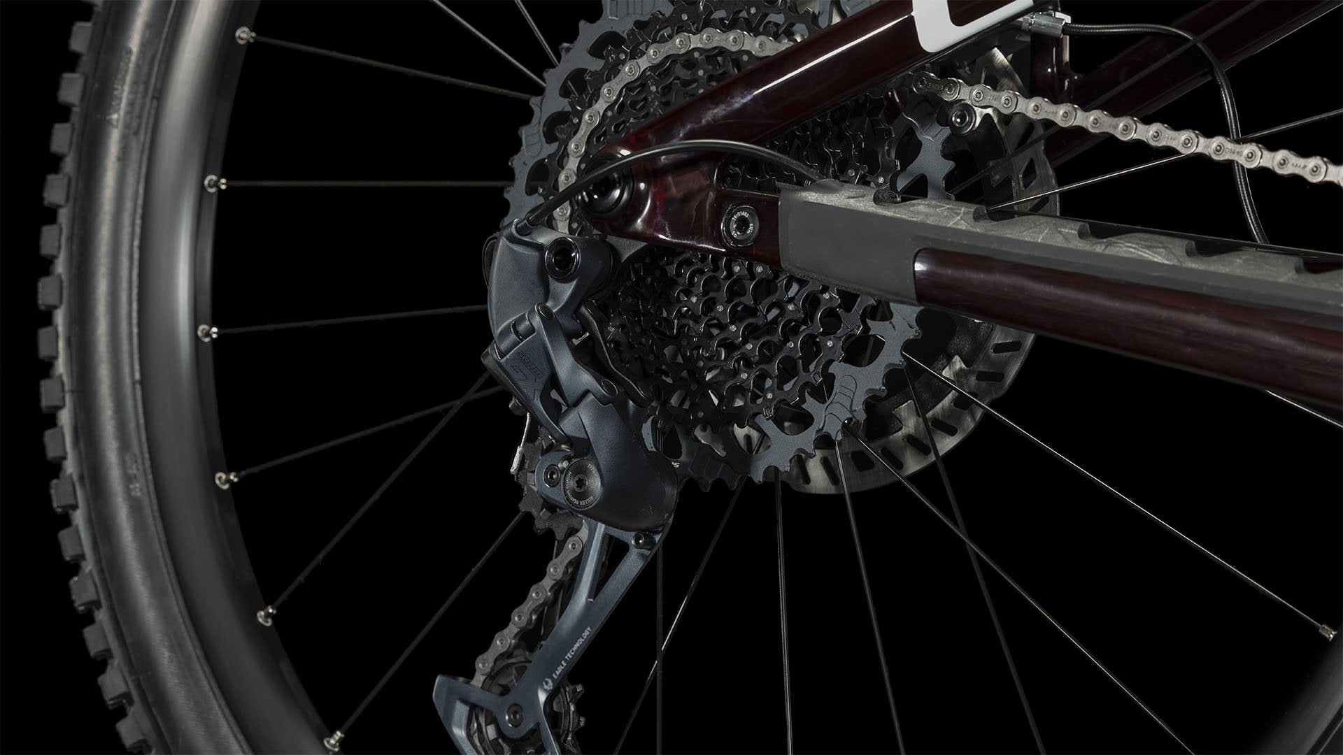 Cube Stereo Hybrid ONE55 C:68X SLX 750 29 red