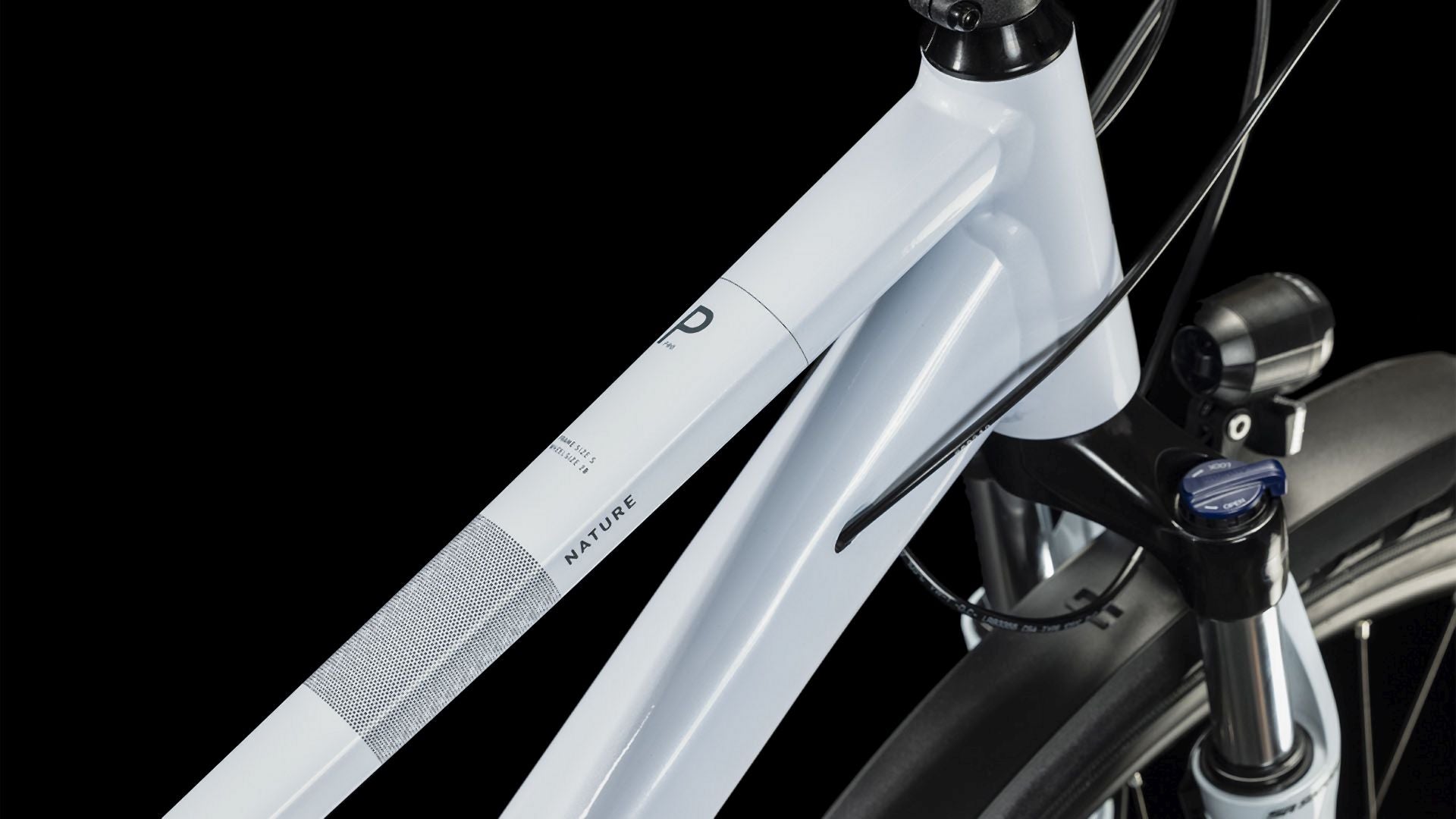 Cube Nature Pro Allroad frostwhite´n´grey Trapez 2024