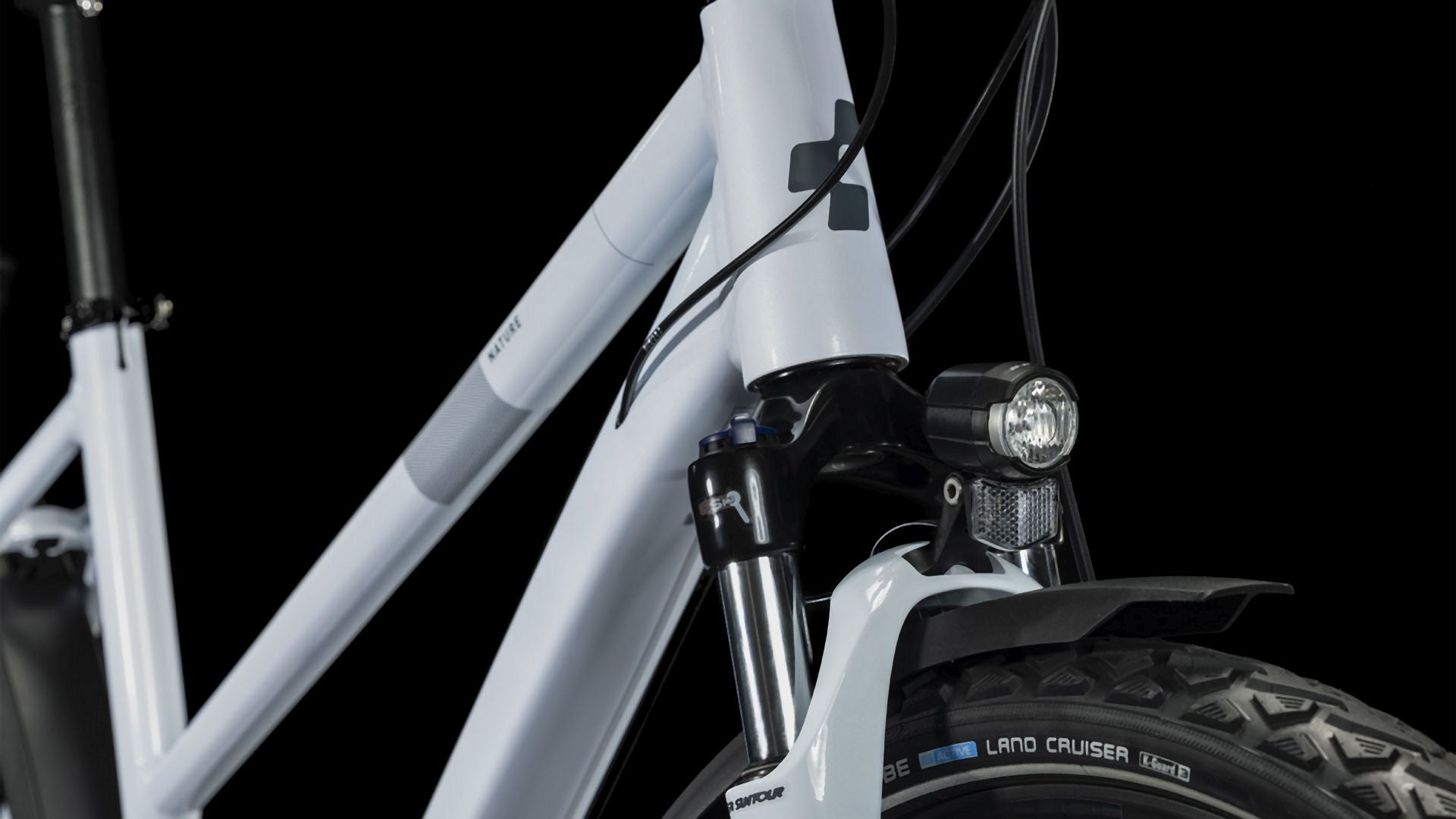 Cube Nature Pro Allroad frostwhite´n´grey Trapez 2024
