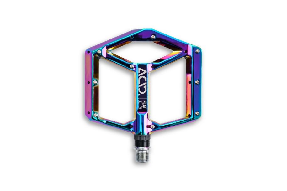 Acid Pedale FLAT A1-CB - Liquid-Life #Wähle Deine Farbe_Oil Slick