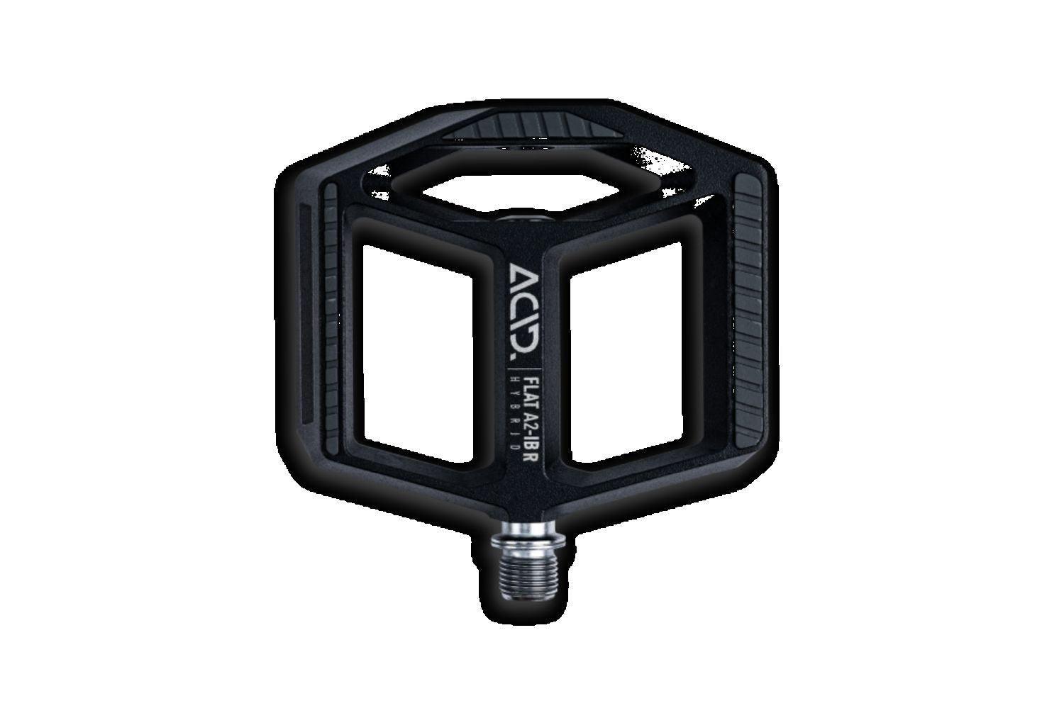 Acid Pedale FLAT A2-IB Hybrid R - Liquid-Life #Wähle Deine Farbe_Black