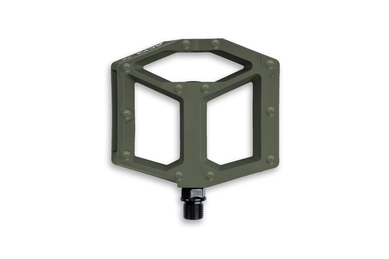 Acid Pedale FLAT C2-ZP R - Liquid-Life #Wähle Deine Farbe_Olivgrün