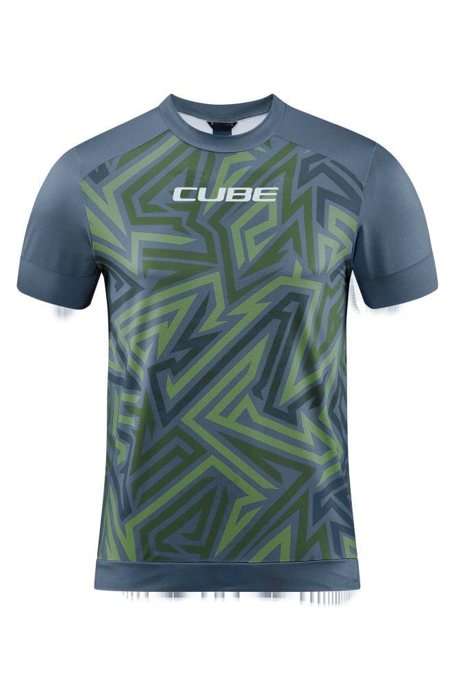 Cube ATX Rundhalstrikot TM kurzarm - Liquid-Life #Wähle Deine Farbe_Olivgrün Grau