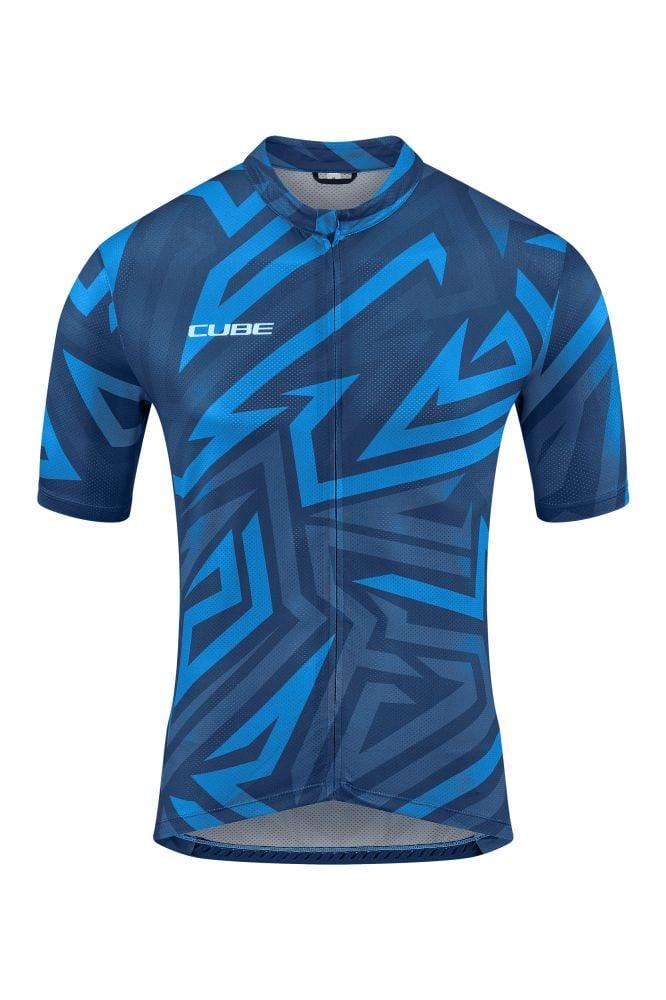 Cube ATX Trikot Full Zip CMPT kurzarm - Liquid-Life #Wähle Deine Farbe_Blau