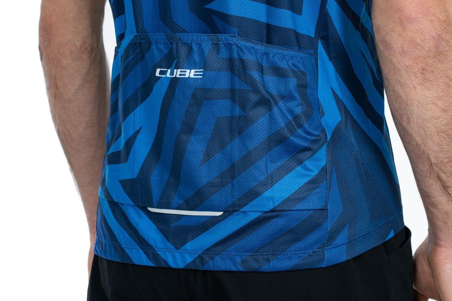 Cube ATX Trikot Full Zip CMPT kurzarm - Liquid-Life #Wähle Deine Farbe_Blau