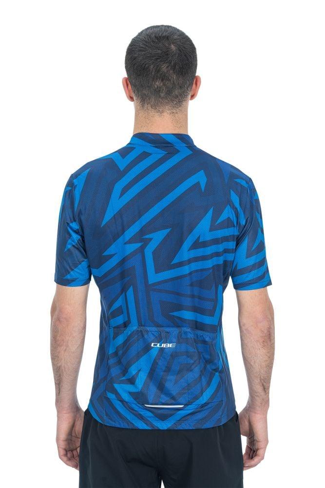 Cube ATX Trikot Full Zip CMPT kurzarm - Liquid-Life #Wähle Deine Farbe_Blau