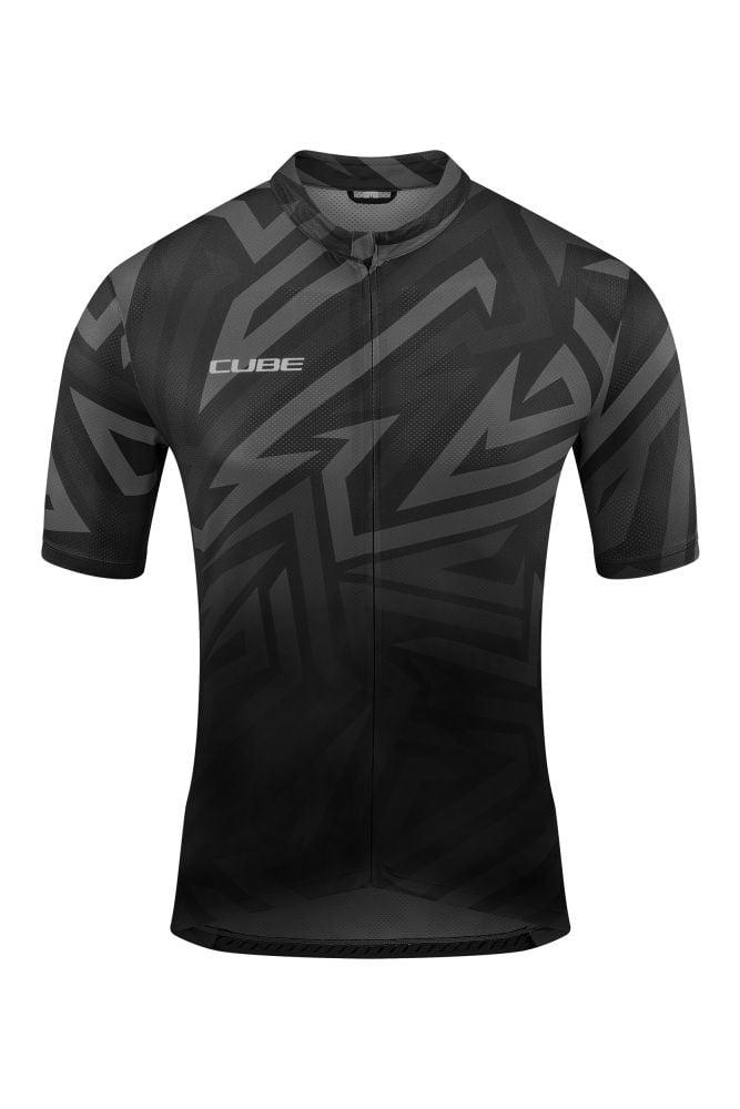 Cube ATX Trikot Full Zip CMPT kurzarm - Liquid-Life #Wähle Deine Farbe_Schwarz Grau