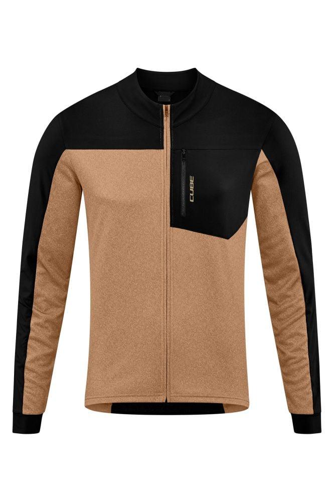 Cube ATX Trikot Full Zip CMPT langarm - Liquid-Life #Wähle Deine Farbe_Braun Schwarz