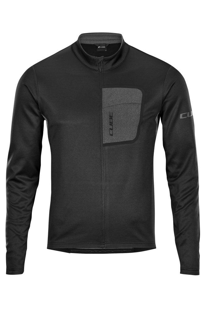 Cube ATX Trikot Full Zip langarm - Liquid-Life #Wähle Deine Farbe_Schwarz