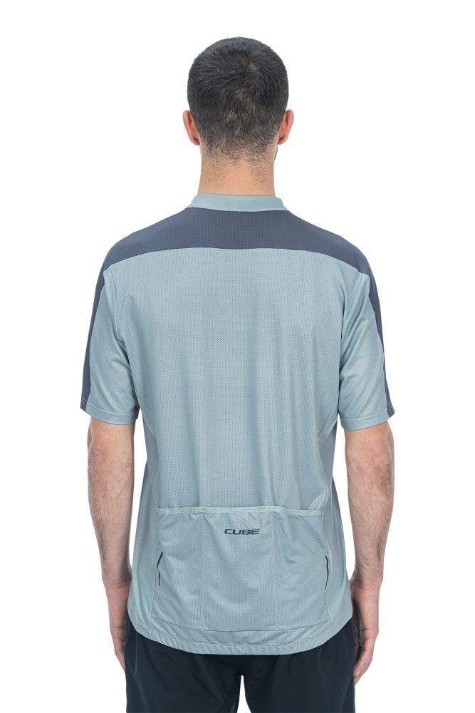 Cube ATX Trikot Half Zip CMPT kurzarm - Liquid-Life #Wähle Deine Farbe_Grau