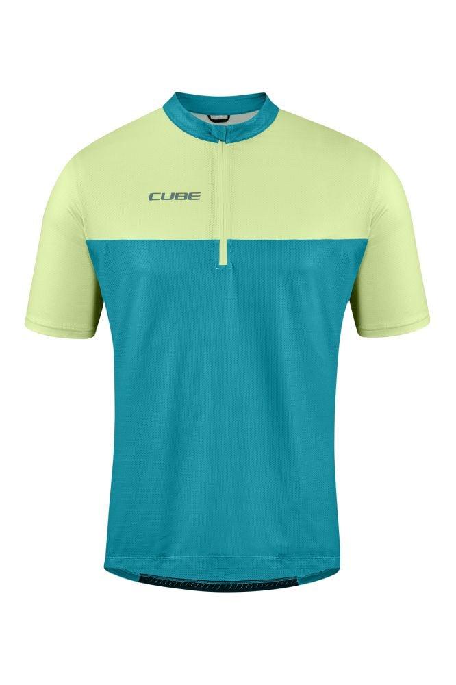 Cube ATX Trikot Half Zip CMPT kurzarm - Liquid-Life #Wähle Deine Farbe_Grün Gelb