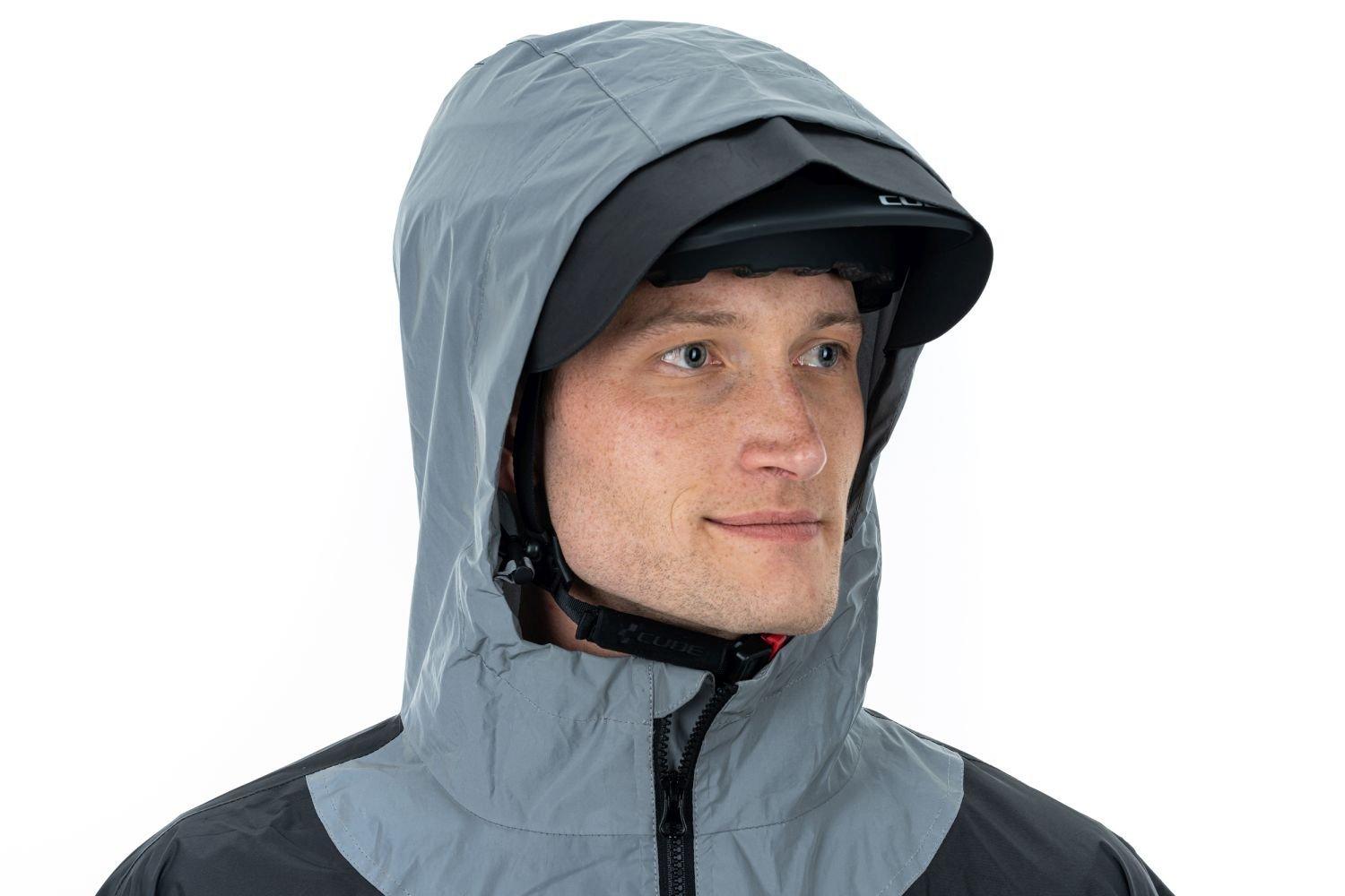 Cube ATX Utility Poncho - Liquid-Life #Wähle Deine Farbe_Safety Silver´n´Grey