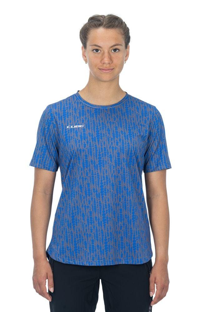 Cube ATX WS Rundhalstrikot kurzarm - Liquid-Life #Wähle Deine Farbe_Blau