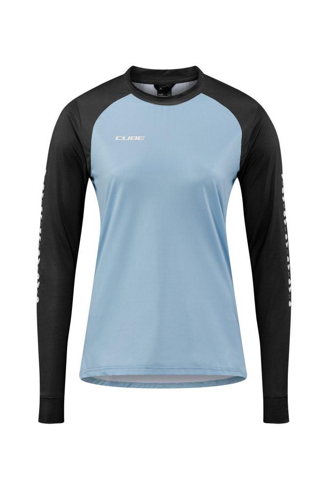 Cube ATX WS Rundhalstrikot langarm - Liquid-Life #Wähle Deine Farbe_Blau Schwarz
