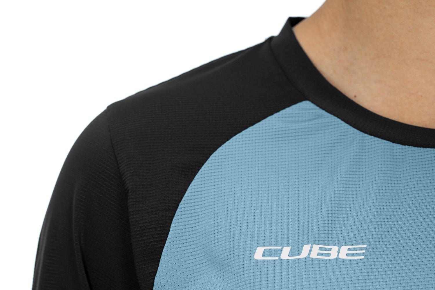 Cube ATX WS Rundhalstrikot langarm - Liquid-Life #Wähle Deine Farbe_Blau Schwarz