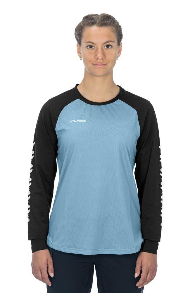 Cube ATX WS Rundhalstrikot langarm - Liquid-Life #Wähle Deine Farbe_Blau Schwarz