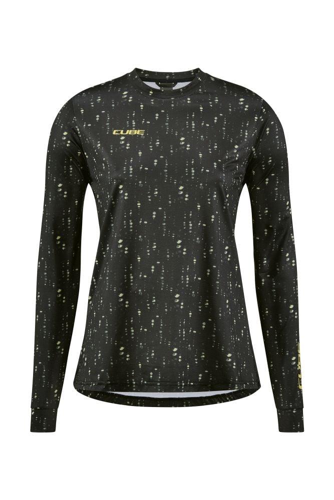 Cube ATX WS Rundhalstrikot langarm - Liquid-Life #Wähle Deine Farbe_Schwarz