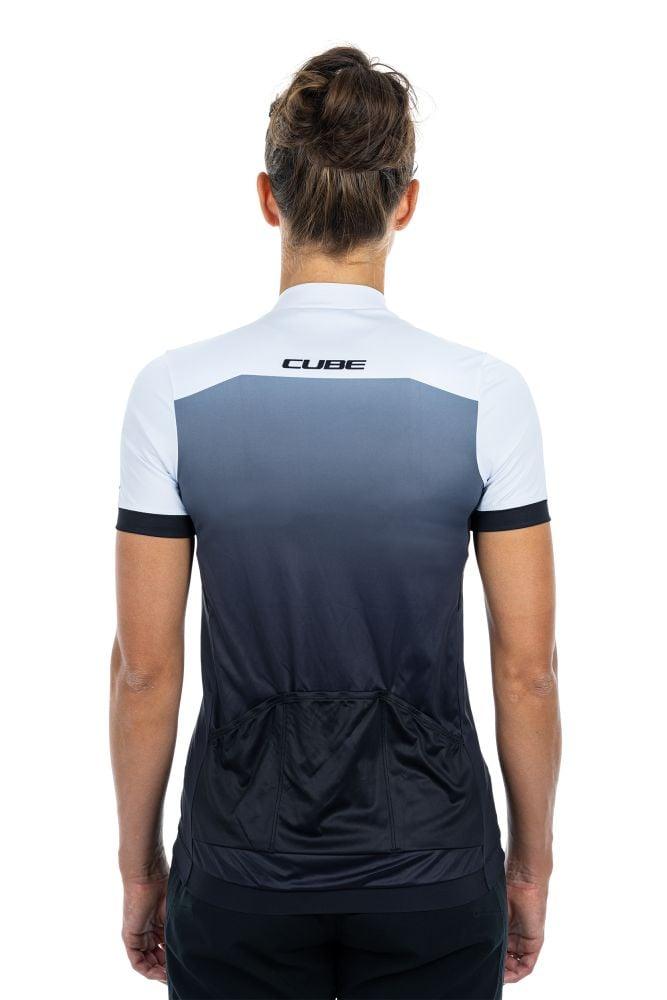 Cube ATX WS Trikot Full Zip kurzarm - Liquid-Life #Wähle Deine Farbe_Black´n´White