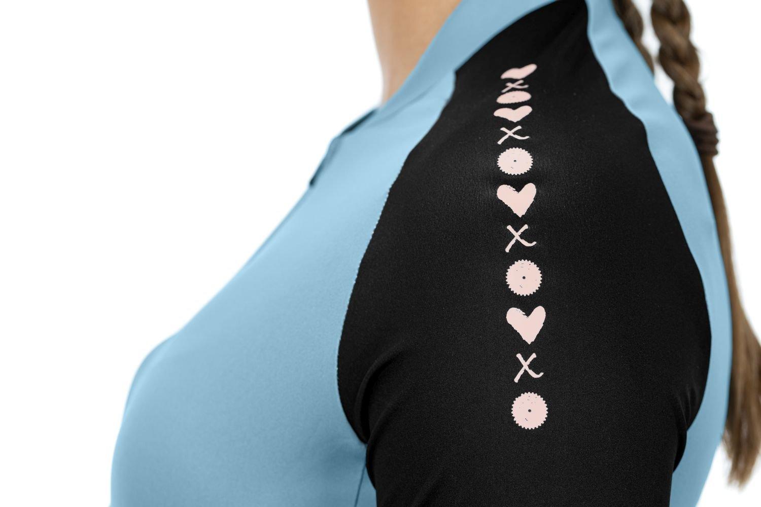 Cube ATX WS Trikot Half Zip CMPT kurzarm - Liquid-Life #Wähle Deine Farbe_Blau