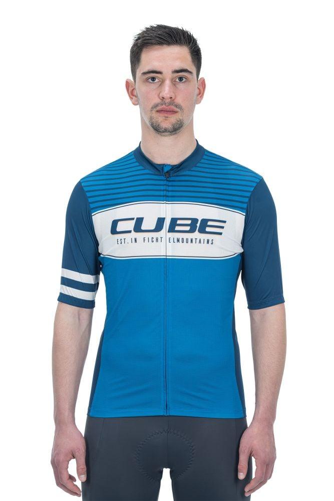 Cube BLACKLINE Trikot CMPT kurzarm - Liquid-Life #Wähle Deine Farbe_Blau