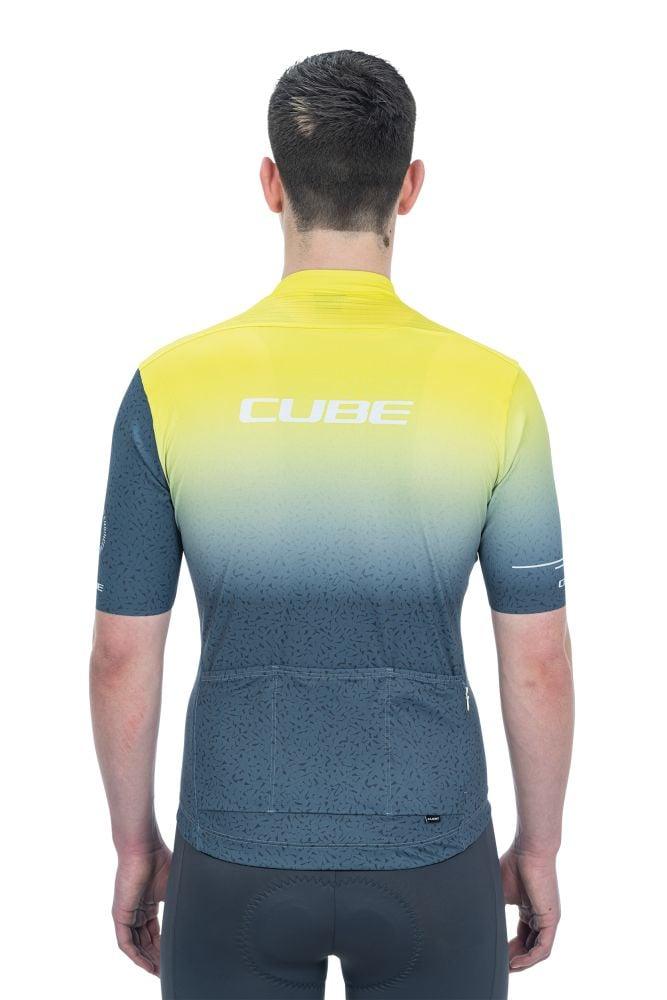 Cube BLACKLINE Trikot RACE kurzarm - Liquid-Life #Wähle Deine Farbe_Gelb Grau