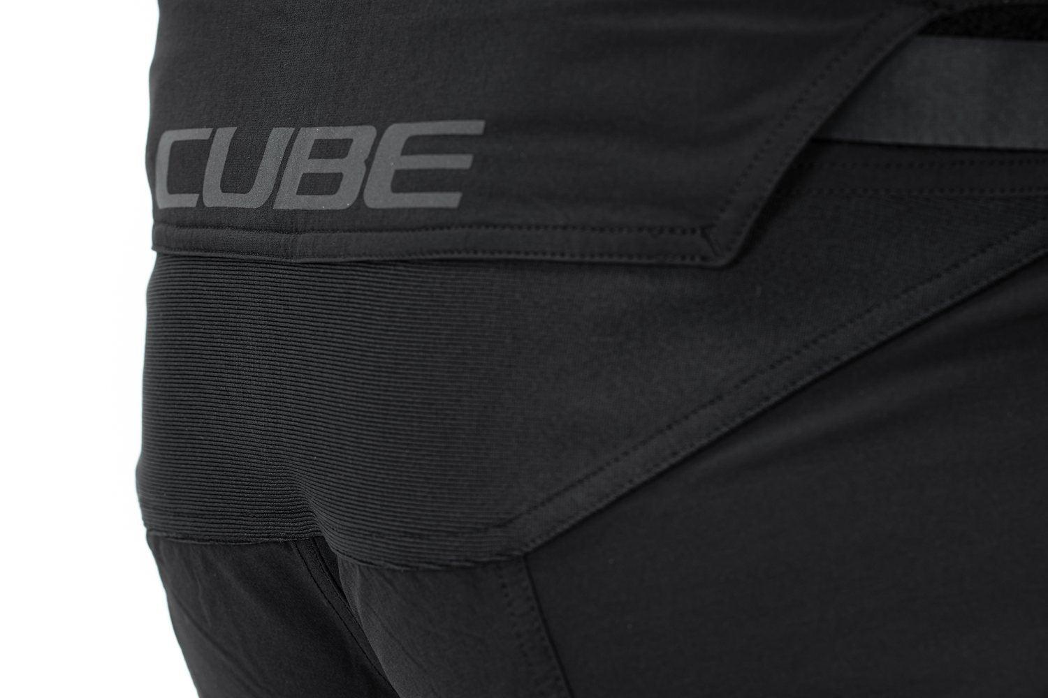 Cube EDGE Baggy Shorts X Actionteam - Liquid-Life #Wähle Deine Farbe_Black