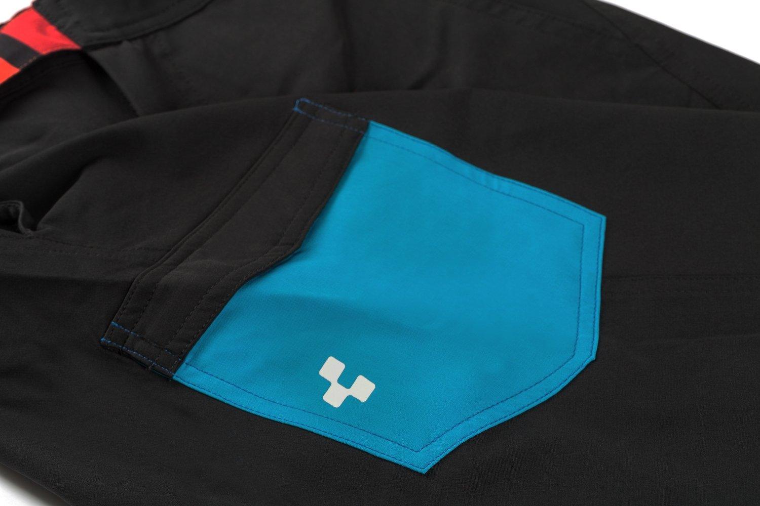 Cube JUNIOR Baggy Shorts inkl. Innenhose - Liquid-Life #Wähle Deine Farbe_Black´n´Blue´n´White