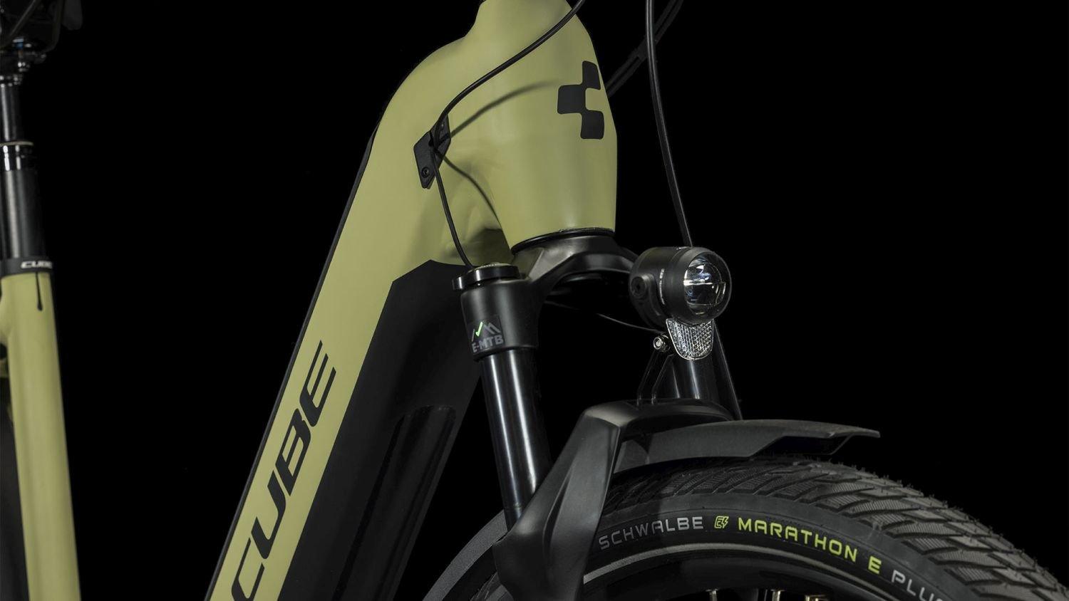 Cube Kathmandu Hybrid SLX 750 green´n´olive 2023 Easy Entry - Liquid-Life