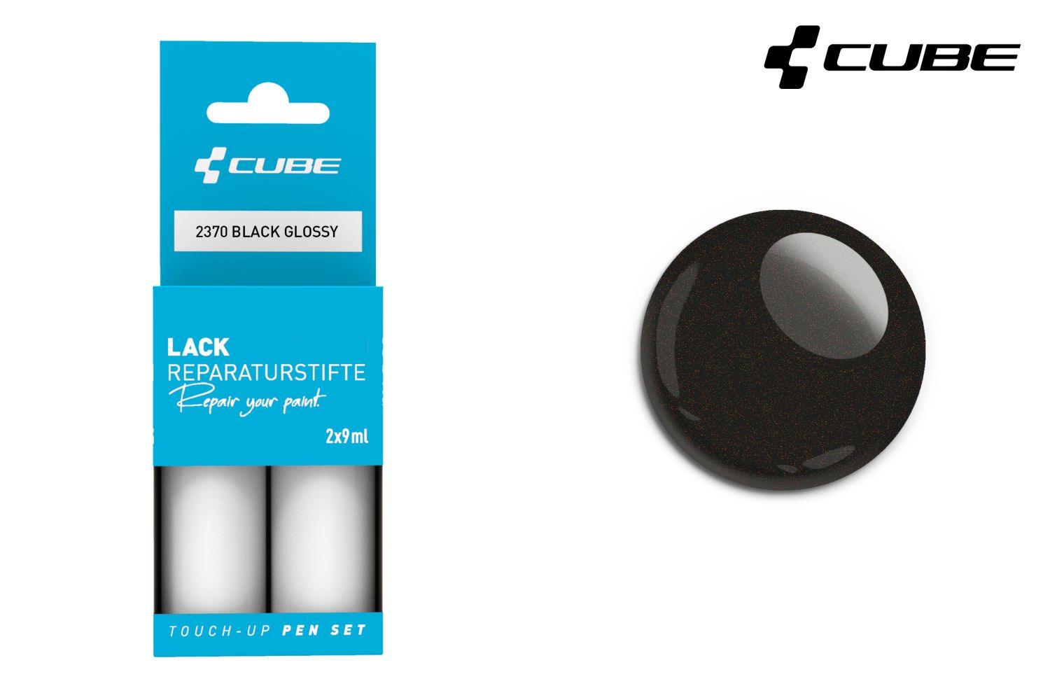 Cube Lackstift Set BLACK glossy 2370