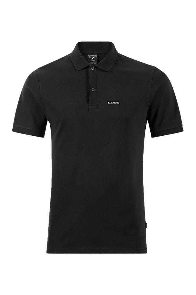 Cube Organic Polo Shirt - Liquid-Life #Wähle Deine Farbe_Schwarz