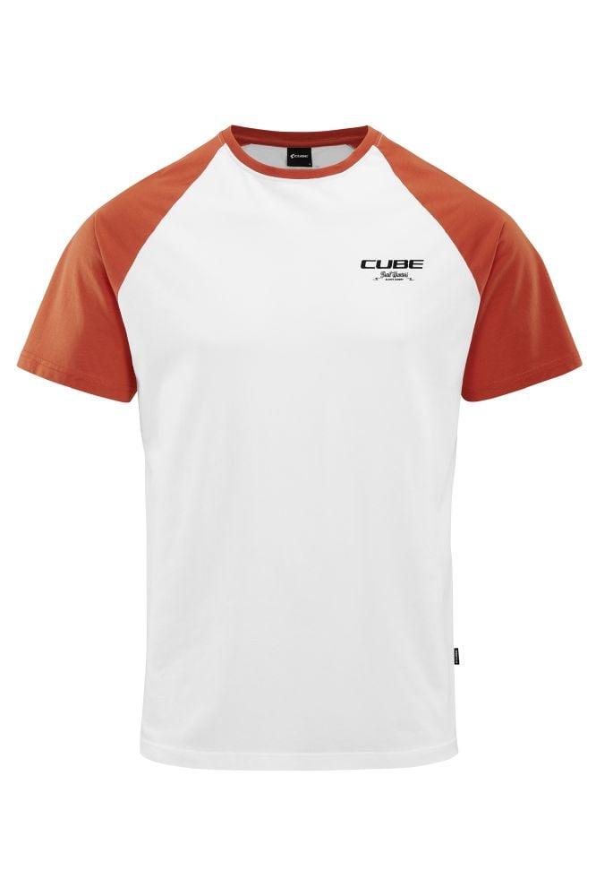 Cube Organic T-Shirt GTY FIT - Liquid-Life #Wähle Deine Farbe_Trail Hunter White´n´Red
