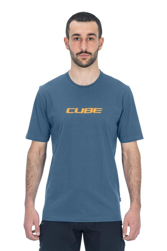 Cube Organic T-Shirt Mountains - Liquid-Life #Wähle Deine Farbe_Blau