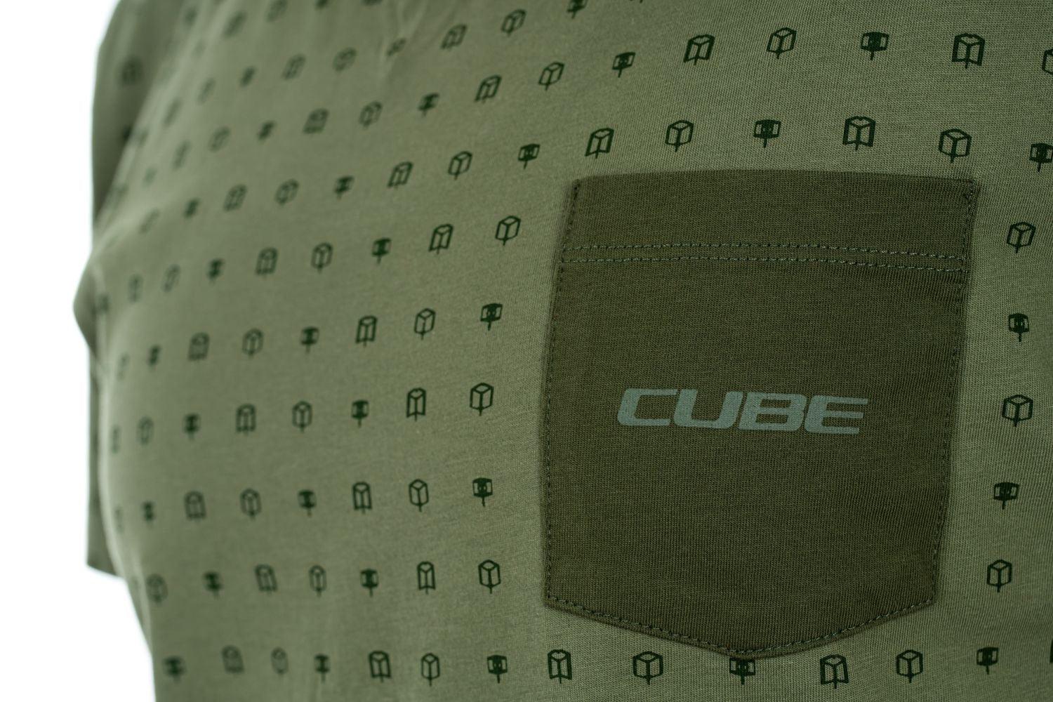 Cube Organic WS T-Shirt Pedal - Liquid-Life #Wähle Deine Farbe_Olive