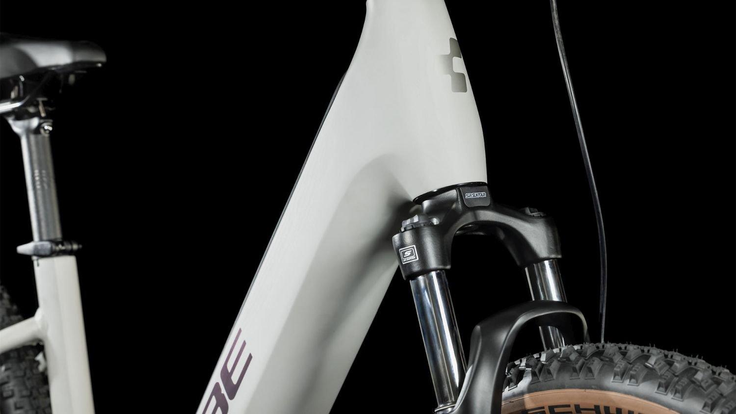 Cube Reaction Hybrid ONE 500 lightgrey´n´rose 2023 Easy Entry - Liquid-Life