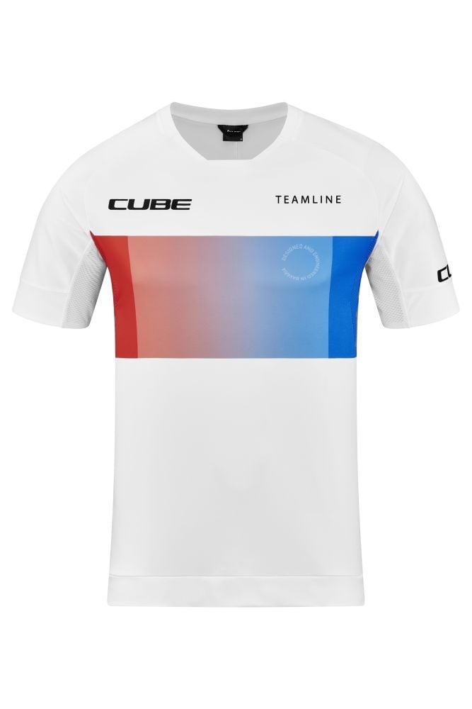Cube TEAMLINE Rundhalstrikot kurzarm - Liquid-Life #Wähle Deine Farbe_Weiß Blau Rot