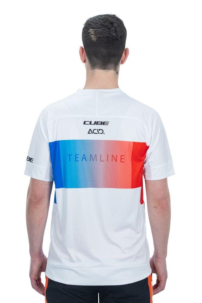 Cube TEAMLINE Rundhalstrikot kurzarm - Liquid-Life #Wähle Deine Farbe_Weiß Blau Rot