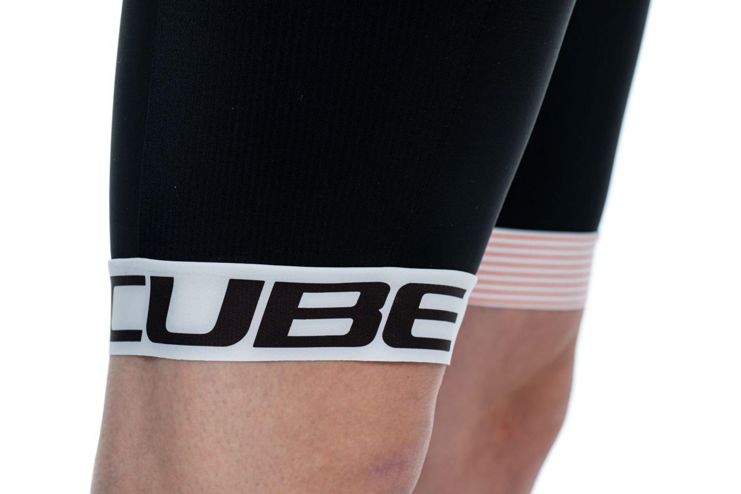 Cube TEAMLINE Trägerhose kurz - Liquid-Life #Wähle Deine Farbe_Schwarz Weiß
