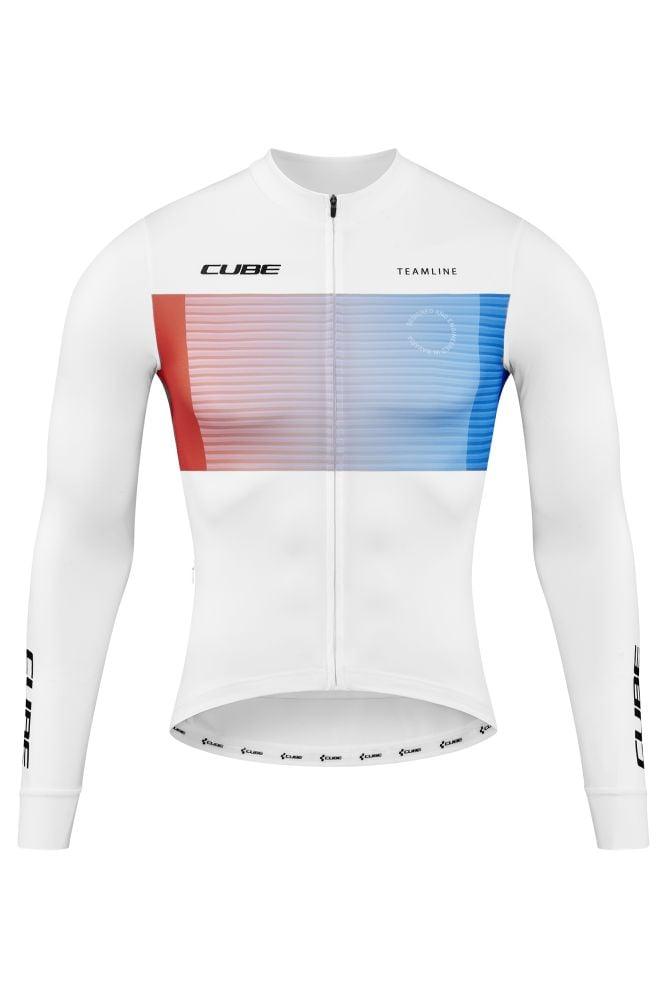 Cube TEAMLINE Trikot langarm - Liquid-Life #Wähle Deine Farbe_Weiß Blau Rot