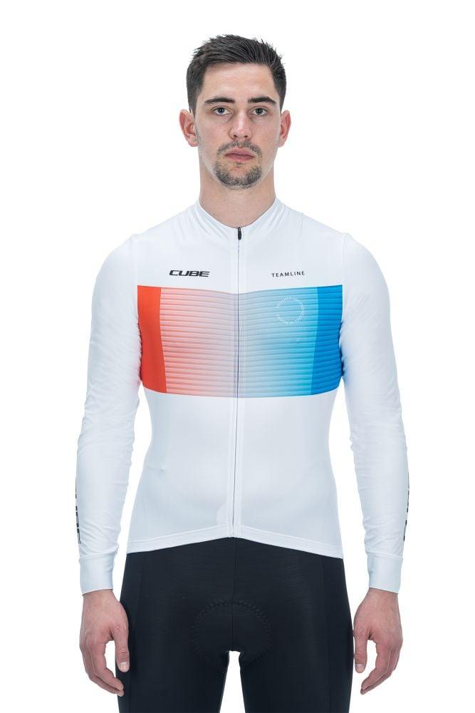 Cube TEAMLINE Trikot langarm - Liquid-Life #Wähle Deine Farbe_Weiß Blau Rot