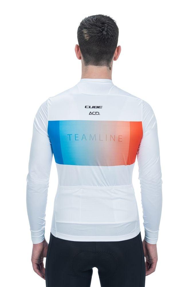 Cube TEAMLINE Trikot langarm - Liquid-Life #Wähle Deine Farbe_Weiß Blau Rot